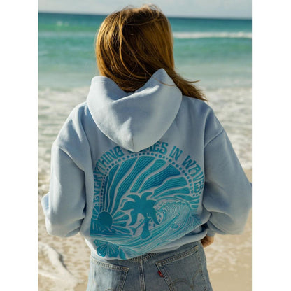 Sunset Waves Hoodie